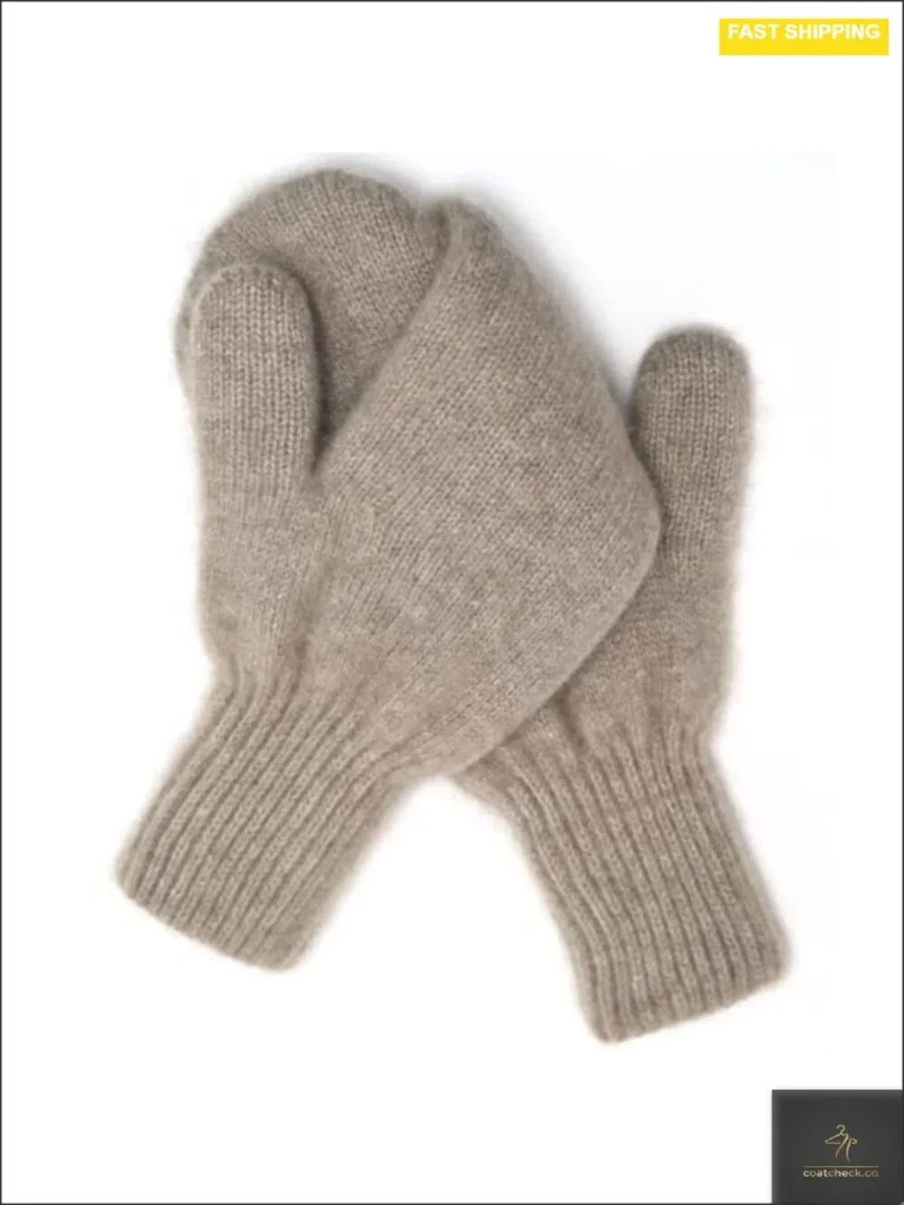 Organic Pure Cashmere Mittens - Luxury Winter Accessories - Thermal Gloves